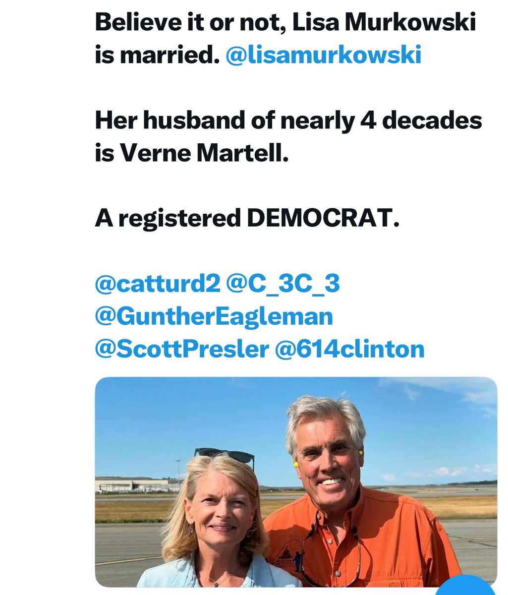 BillMull5's tweet photo. @ScottPresler @Hankulees Alaska, get informed on who you are voting for. Murkowski is not your friend. https://t.co/ddjs3HB6y2