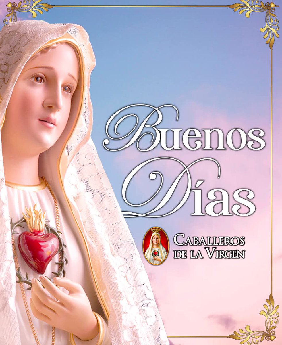 RuizHurtadoRE's tweet photo. Buenos Días!!
Que #DiosBendiga este nuevo amanecer y llene tu corazón de paz, fe y esperanza para vivir esta jornada bajo su amor. https://t.co/dCuHWHQ3kw