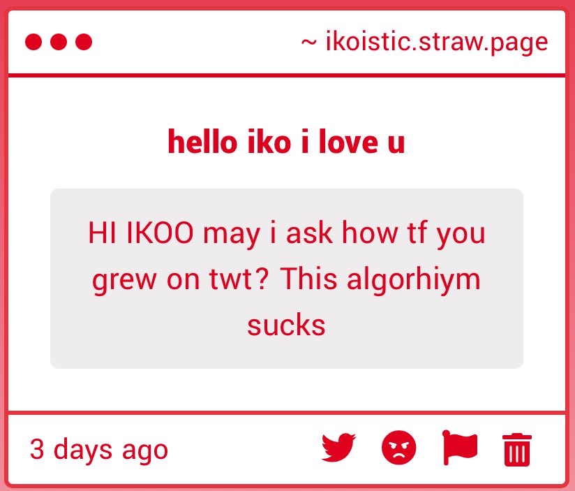 ikoistic's tweet photo. 1) i dont think i had a specific tactic or anything i just. posted… and hoped for the best.. ;; oh i did use to promote my twitter on my tiktok ALOT tho so that mightve helped too
2) hello whos dis https://t.co/zg3zbOFtWZ