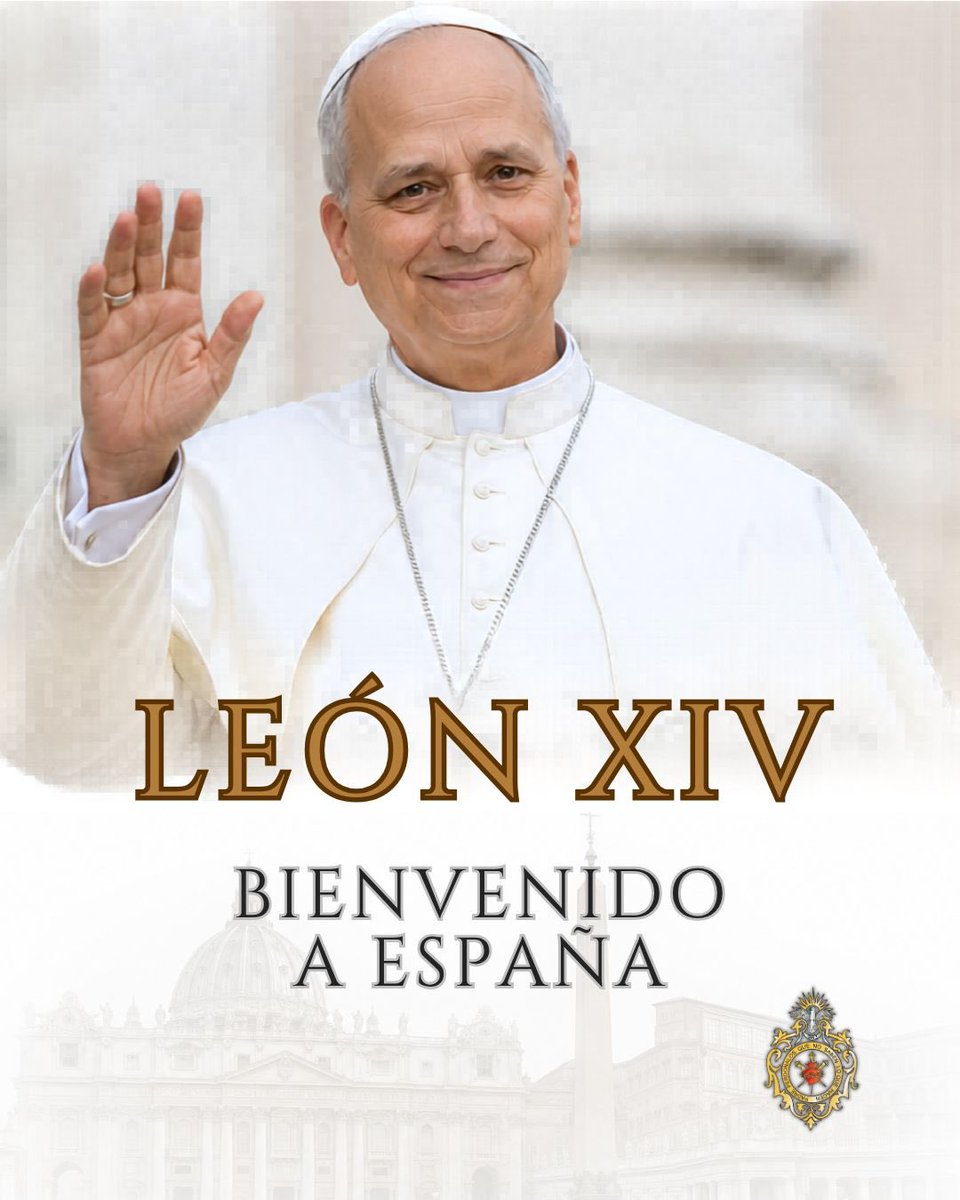 hdadperdonsf's tweet photo. ACTUALIDAD || Recibimos al Santo Padre en España.

La Hermandad del Perdón expresa su alegría y profunda satisfacción ante la visita de Su Santidad el Papa León XIV a España, un acontecimiento histórico que llena de esperanza y fortalece la fe de millones de católicos. https://t.co/0bHiLQ7s05