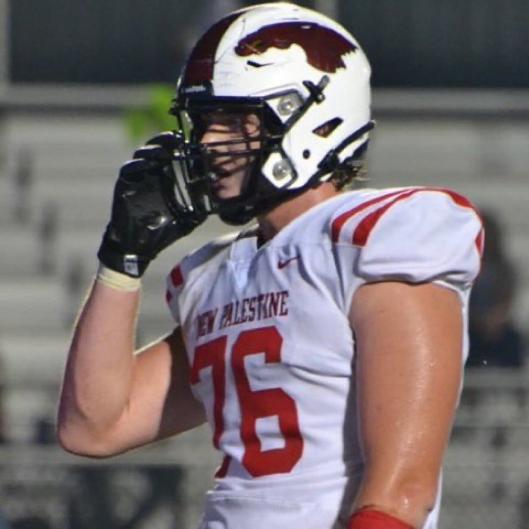 NPCoachRalph's tweet photo. Luke Burgess - OL - 2022 (1st Team 4A  IFCA All-State) #76Days https://t.co/W4g3NTiAM8