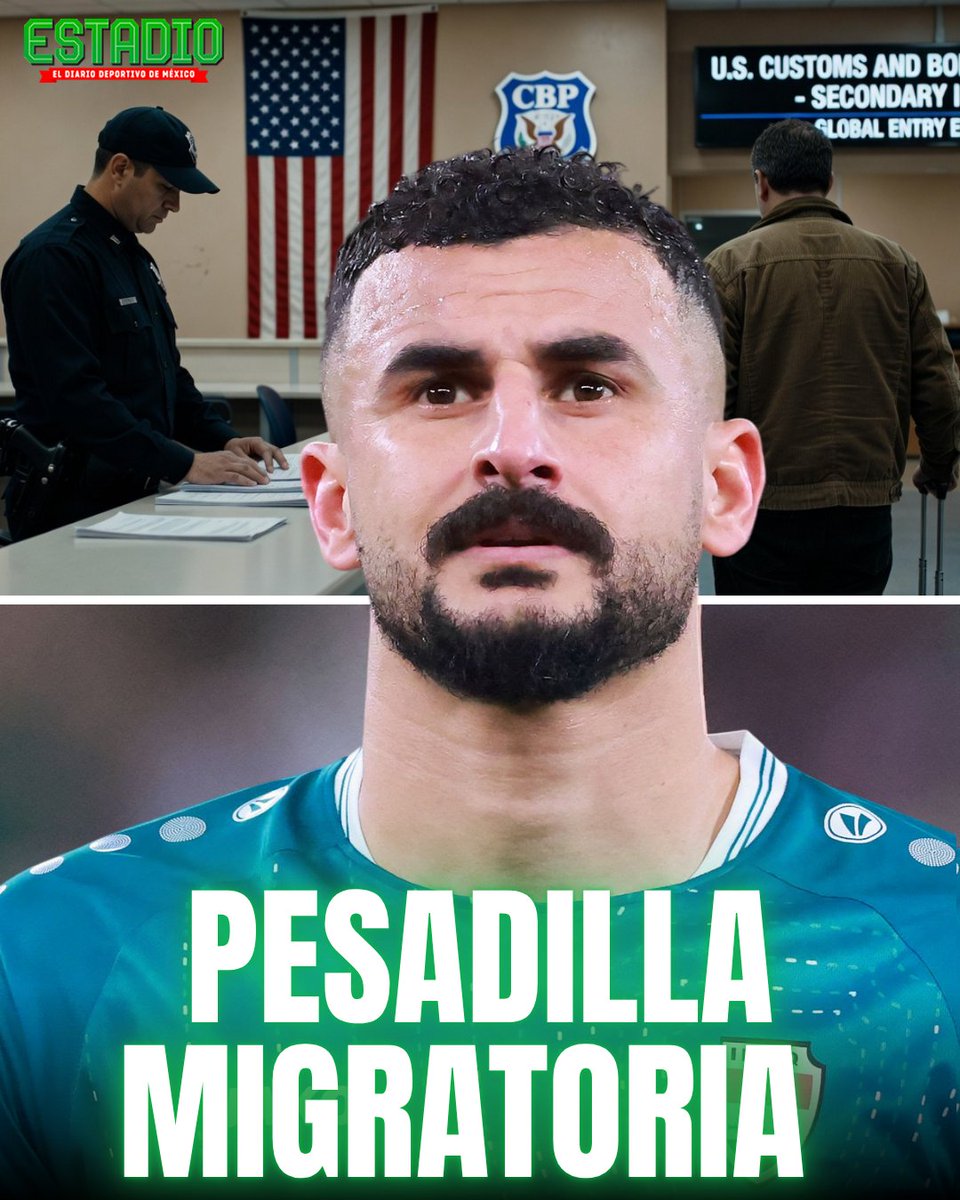 EstadioDxts's tweet photo. ¿JUEGO SUCIO GRINGO? 🛂🇺🇸

​El seleccionado iraquí Ayman Hussein se estuvo 7 horas de interrogatorio en Chicago tras un larguísimo vuelo. 😳

La embajada de Irán ya denunció que les están negando las visas a sus directivos, tachando a los anfitriones de "incompetentes".😤 https://t.co/bx9x9Bzaid