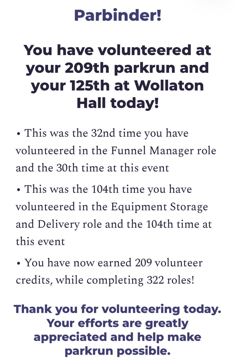 Parbinder_S's tweet photo. Great day at Wollaton Hall parkrun ❤️ #Volunteerweek 
A huge thank you to all amazing volunteers for everything you do in making our social moment so special for everyone
#parkrun wouldn't be the same without you!
#VolunteerAppreciation
#ThankYou https://t.co/euUtH33tuT