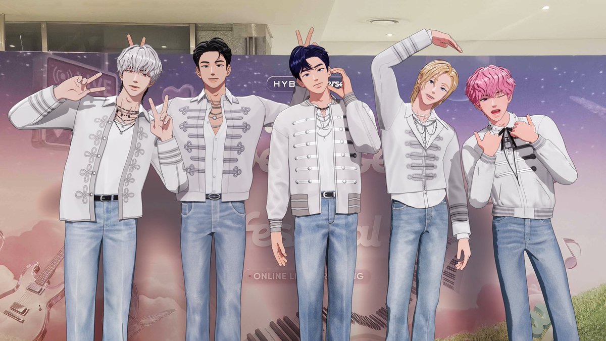 plave_official's tweet photo. [📸]

260606 
<2026 Weverse Con Festival>
with PLLI 💙💜🩷❤️🖤

#PLAVE #플레이브
#WeverseConFestival #2026WECONFE
#PLAVE_MOMENT https://t.co/DdHDewo3g7