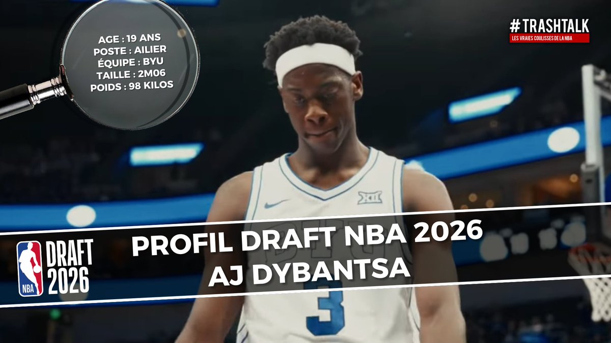 TrashTalk_fr's tweet photo. LA PRÉSENTATION COMPLÈTE D'AJ DYBANTSA, LE TRÈS PROBABLE 1ER CHOIX DE LA DRAFT 2026 ! 🔥

➡️https://t.co/YgzaS3GmRc https://t.co/cxauosJRN9