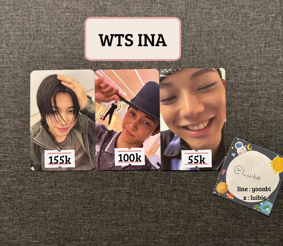 luiibie's tweet photo. WTS INA LNGSHOT 

abb pc lngshot louis, ryul, ohyul

🎀 Album Standard ver sealed 285k 

price in pict 

📍 dom jatim 
🎀 bisa oren 🍊
🎀 co event 6.6 / 25.6 with dp 
🎀 split pay bisa 💵
🎀 condi by dm (mention after dm) 

#wts #lngshot https://t.co/7QD6wpLbsU
