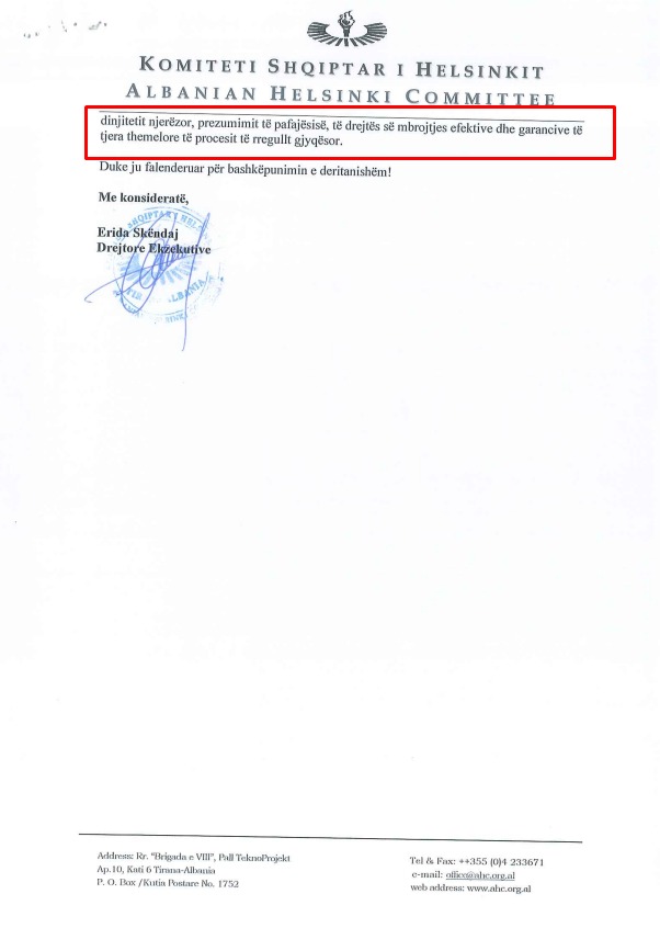 ilirmetazyrtar's tweet photo. 1/7 I welcome the clear recommendation of @HelsinkiShqip which following its independent monitoring and assessment of constitutional standards and the case law of the ECHR has confirmed that the automatic placement of pre-trial detainees in glass enclosures during court .... https://t.co/bGAmdNMyQK