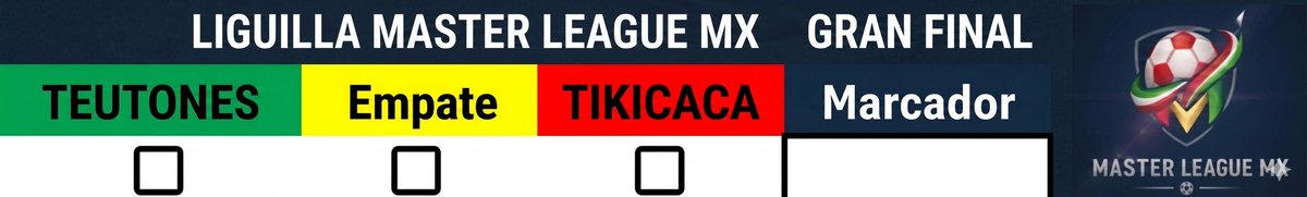 MasterLeagueMX's tweet photo. LIGUILLA MASTER LEAGUE MX
GRAN FINAL
Respondan este post con su ganador de cada cruce 👇🏻👇🏻

@Sergio_EMR_4 vs @SoloDiecx

TIENEN HASTA MAÑANA A LAS 21:00 PARA VOTAR

RECUERDEN DAR RT PARA QUE MAS GENTE VOTE Y LOS PRESIS PUEDEN VOTAR

A DARLE https://t.co/d8k9SkqMZZ