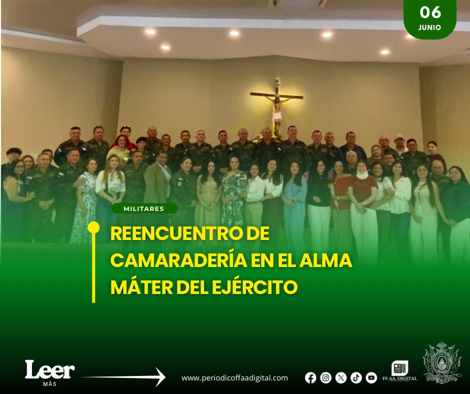 FFAA_Digital's tweet photo. #Militares l Oficiales egresados de la XXXI y XXXII Promoción de la Academia Militar de Honduras General Francisco Morazán se reunieron en su alma máter para fortalecer los lazos de compañerismo.

Detalles aquí 👇
https://t.co/vzUt2Oc6Os https://t.co/lZk102gimP