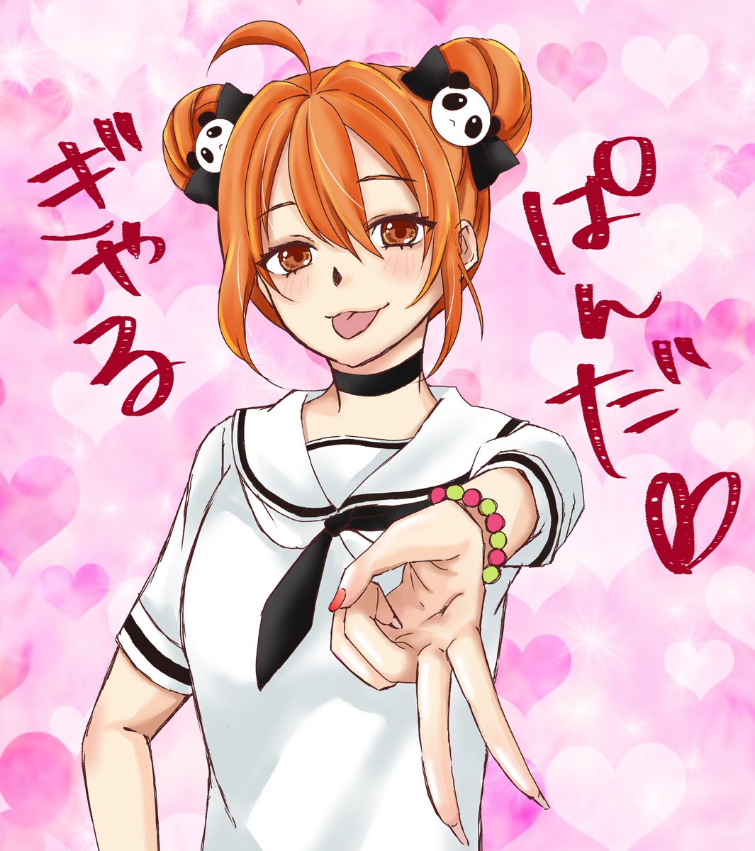 rinoha167's tweet photo. #だいたいぱんだ

私の大好きで尊敬してる
ぱんだちゃんのFA描かせて頂きました✨️

ふと急にギャルなぱんだちゃんが描きたくなったので、普段きっとやらない(と思う)ギャルピースをさせてみたFAの図

※AI学習禁止です https://t.co/zNfQ6GE7pT