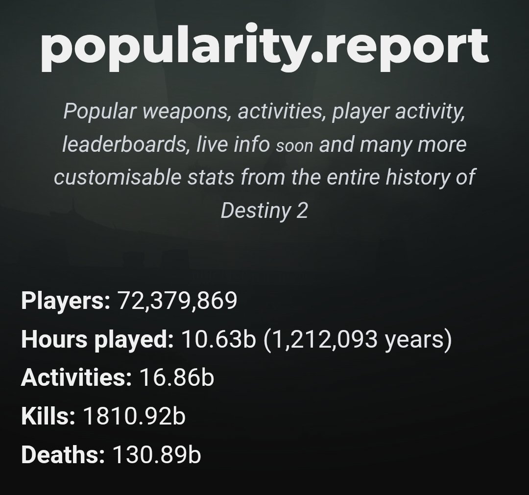 Crusader3456's tweet photo. Sony/Playstation are ending support for an MMO that has seen 72M unique accounts log on an play over its lifetime without spinning up a new one.

Of course the Destiny Community is organizing to resist this. Yet another blunder in Playstation not understanding living games. https://t.co/rhOot52Y9E
