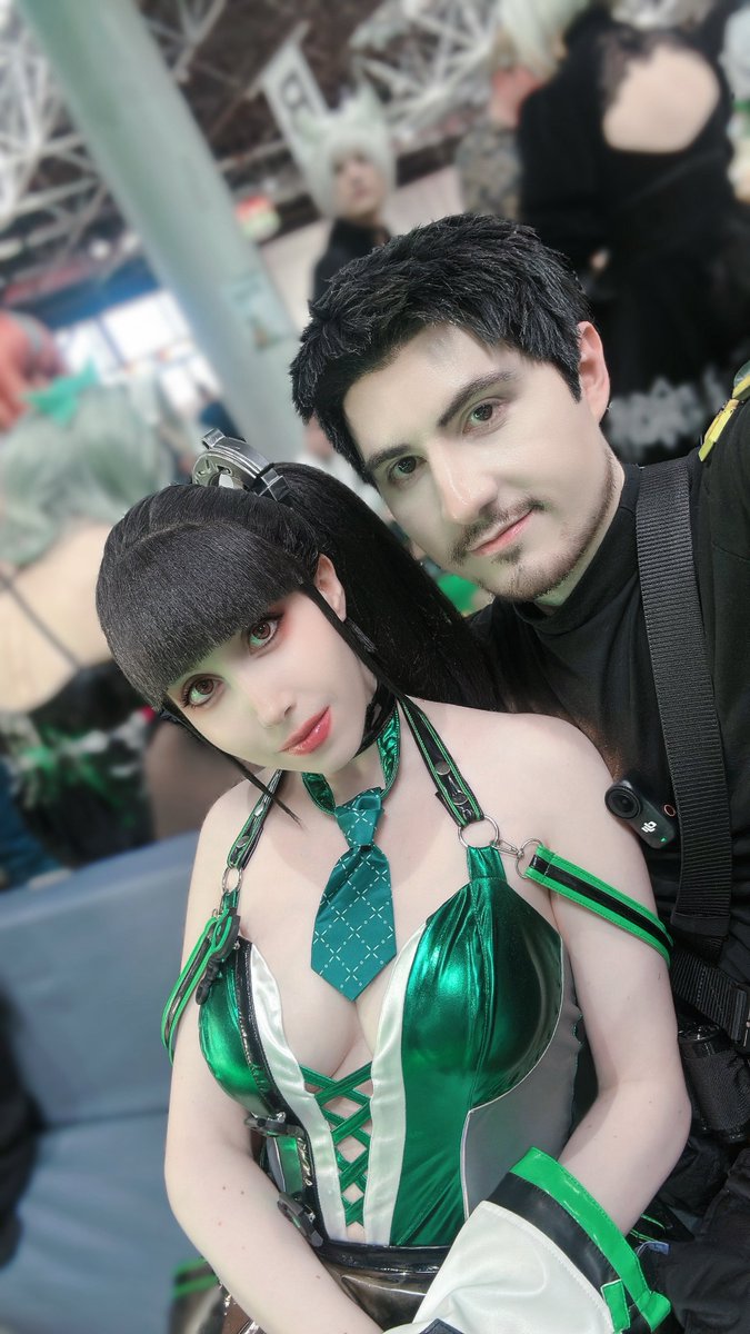 _neku_nee's tweet photo. Dokomi 2026 may be over, but Eve isn’t done yet 🖤

A few day one selfies for now. Next photo shoot already in the plans ✨

#Dokomi2026 #StellarBlade https://t.co/4C3Lx0efi8