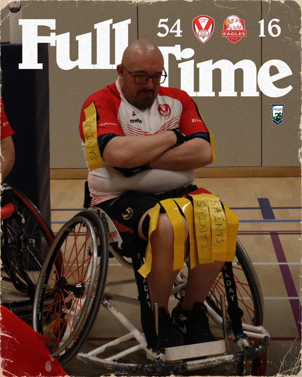 CommunitySaints's tweet photo. 🥳 A first ever competitive win for our Wheelchair Saints this afternoon!

Tries
🏉 Lacey x6
🏉 Molloy x3
🏉 Gee x1

Conversions
✅ Kenney x7

#SaintsWRL https://t.co/gr9dyvSMft
