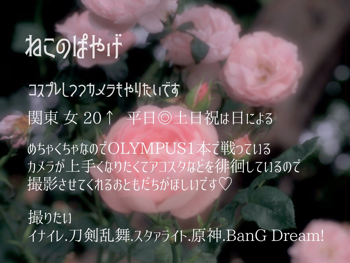 fv_rboc's tweet photo. ✧︎ #カメラプロフ ✧︎
撮らせていただいた作例⇒ https://t.co/uOngSy2dvi https://t.co/fDKakJZvwy