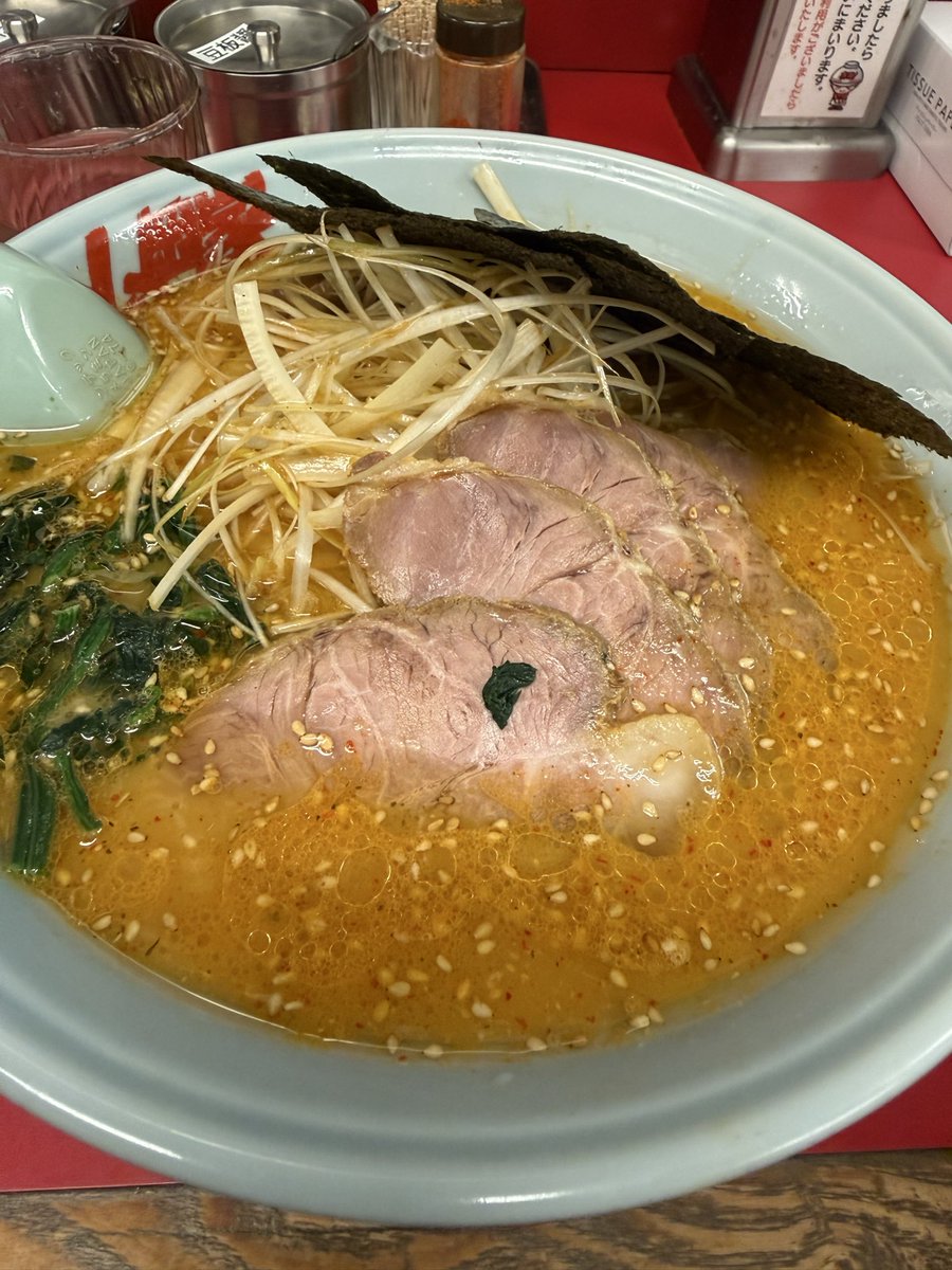 puzzlesuyan's tweet photo. 山岡家 https://t.co/wUqwQH9eUi