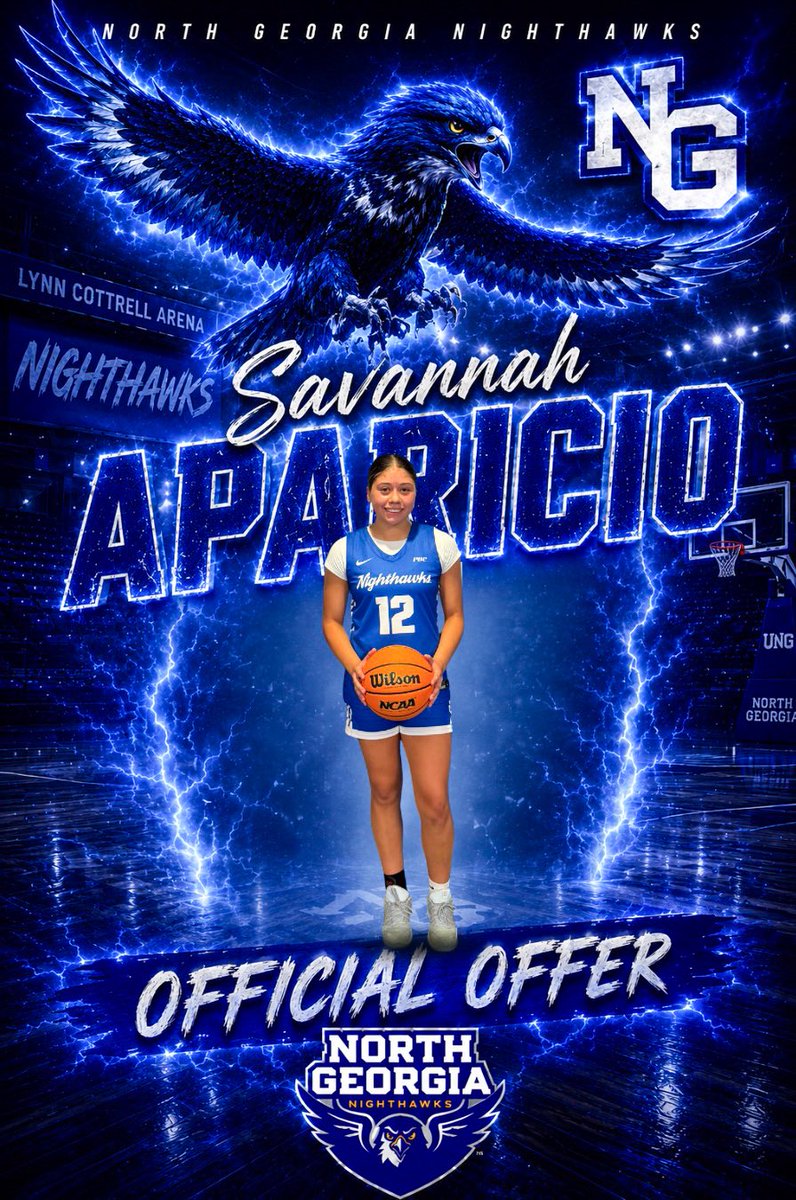 SavAparicio_27's tweet photo. I am blessed and excited to announce that I have received an offer from University of North Georgia to continue my academic and athletic career. Thank you to the coaching staff for believing in me!🏀💙 https://t.co/uHo2A9iJot