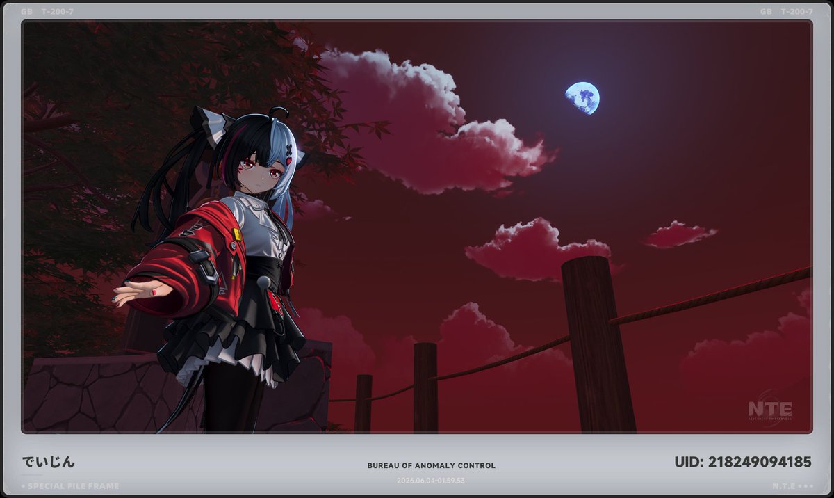 mudman611's tweet photo. NTEのベーグル機能が思いのほか楽しくて結構写真を撮りまわっている。
これは初日にしてはよく撮れたと思う1枚 https://t.co/gyTp8N8ISB
