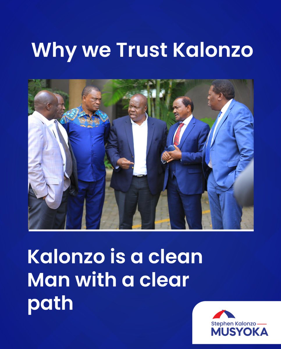 theboyfk's tweet photo. Throughout his public life, Kalonzo Musyoka has advocated peace, dialogue, and national unity. Komboa Kenya seeks to strengthen these values for future generations. #CleanManWithAClearPath https://t.co/M9HSf7yaBu