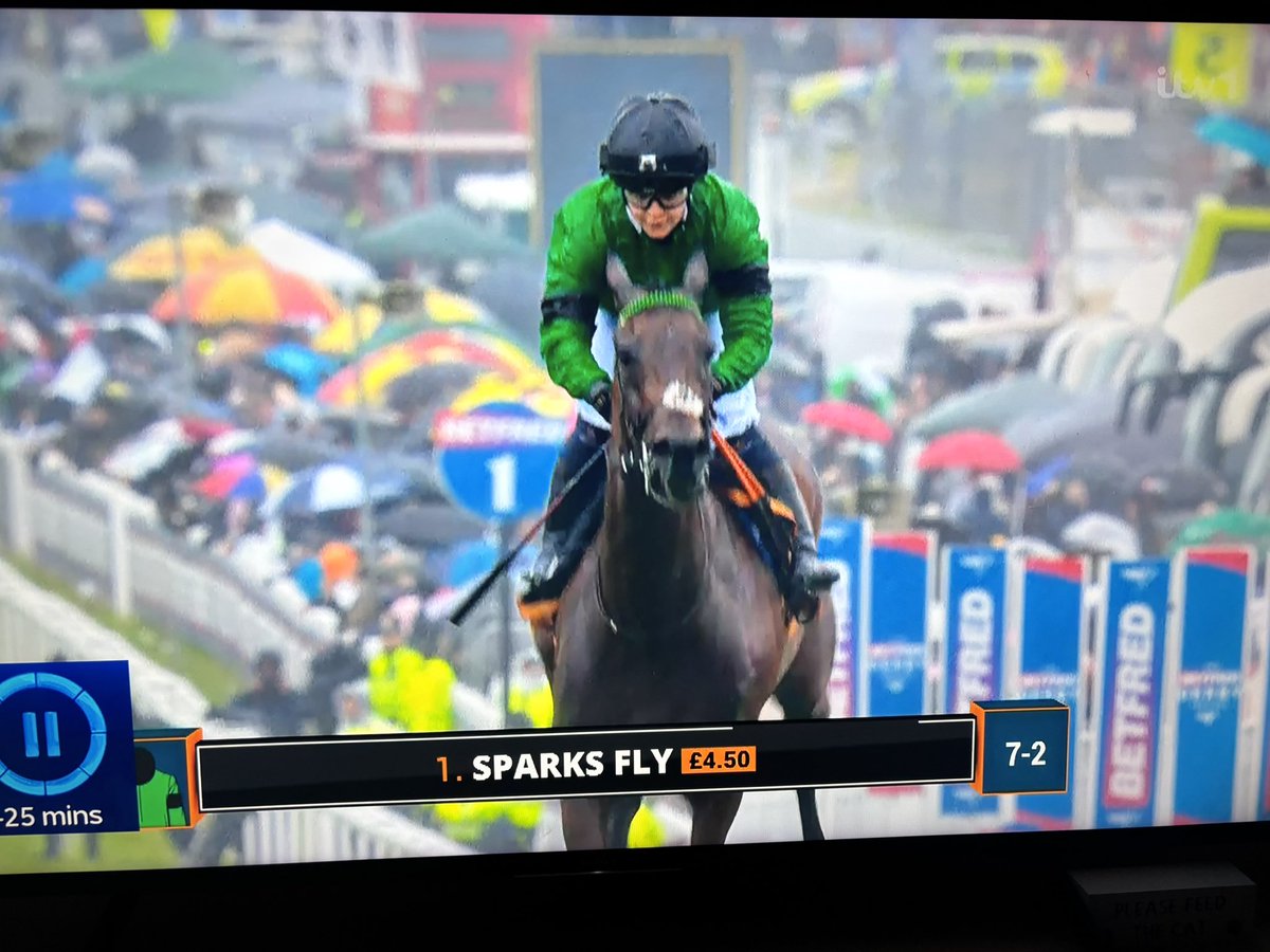 KinsaleS's tweet photo. Two exciting homebred winners in two days- Tip Foster at Thirsk for @Baronbabb and Sparks Fly in the Group 3 Epsom Derby Day  @jdavelowe 💥💥💥 https://t.co/nNVpZsV959
