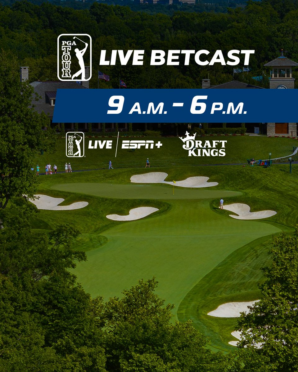 Golfbet's tweet photo. The weekend awaits @MemorialGolf!

Tune in with the PGA TOUR LIVE Betcast presented by @DKSports! https://t.co/wg7Rk4wKk7