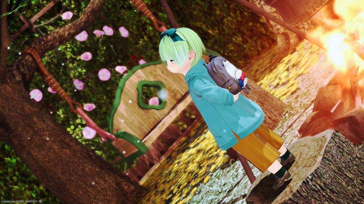 Axela_FF14's tweet photo. ウソウソリュックかわいい！！！
#FF14SS #おつララ https://t.co/MjucfMQne4