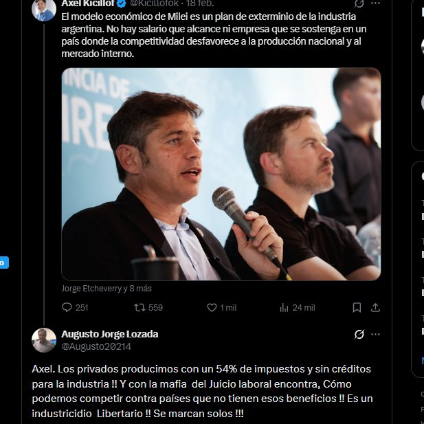 7armydash's tweet photo. @MiltonFriedom5 Estos eternos cabecitas clientelizadas, se creen los genios y los partidarios del amor mientras celebran que su politico compre votos

(se queja con Axel, combatiente del capital, de los impuestos y la industria de juicio mientras responsabiliza a los libertarios) https://t.co/aoqH4KHrWB