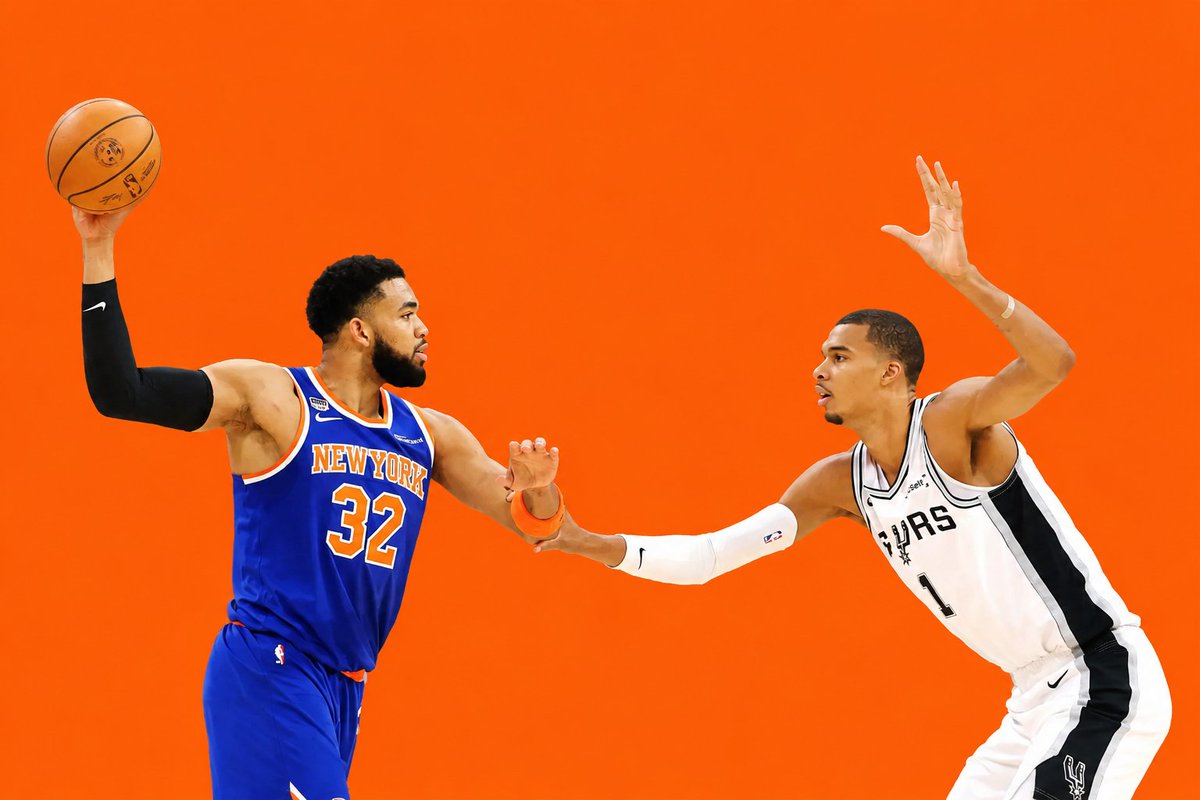 _leeescobedo's tweet photo. 53 years of waiting...all for this moment.

The Knicks won Game 2 with Brunson shooting 7 - 25, Hart scoring 0 points, and Wembanyama CHOKING in the final 13 seconds. 

Now, New York comes home up 2 -0 and two wins away from making history. 

Full breakdown in link below 👇 https://t.co/csqln7ufPz
