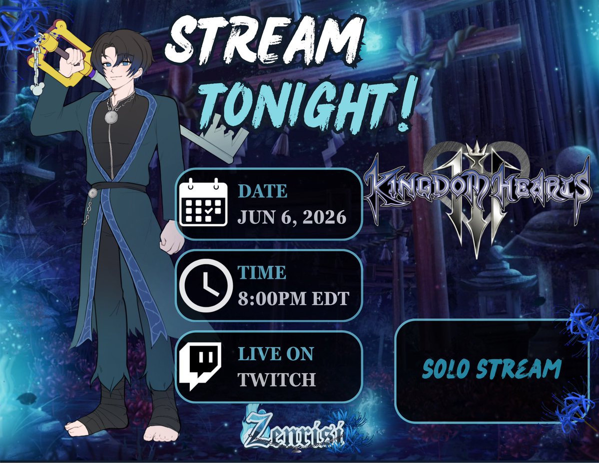zenrisi's tweet photo. Tonight I’ll be starting Kingdom Hearts III.  I’ve never actually completed the game so it’ll pretty much be a first-time playthrough! https://t.co/IsTUHnkUHS