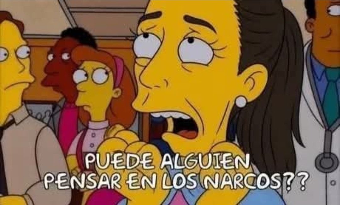 l0rdAlexX's tweet photo. Claudia Sheinbaum cada vez que Estados Unidos cancela la visa de un político morenista: https://t.co/f6tIEMgOUI