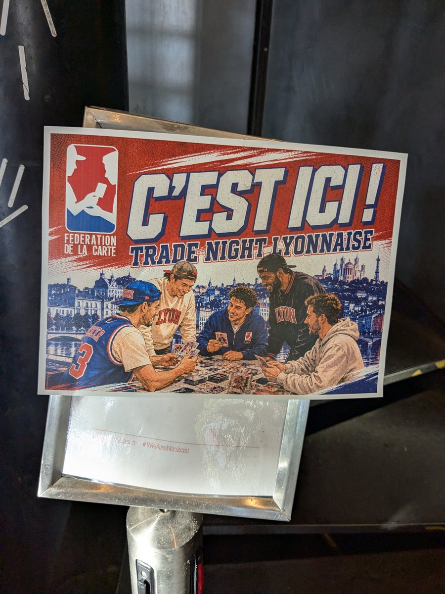 BrianFromMiami's tweet photo. Pict of last night #hobby #tradingcards #lyon https://t.co/LgbmwLrhlq
