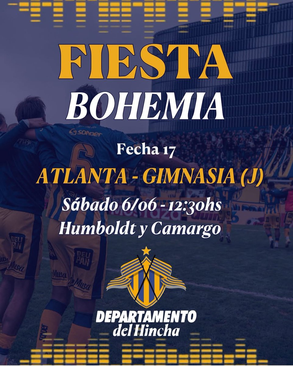 CancionesAtlan1's tweet photo. partido importantisimo el de hoy, esperemos que lo jueguen como se tiene que jugar..nosotros vamos a estar alentando como toda la vida..

Vamo Atlanta💛💙💛 https://t.co/x7VrWHIjNl
