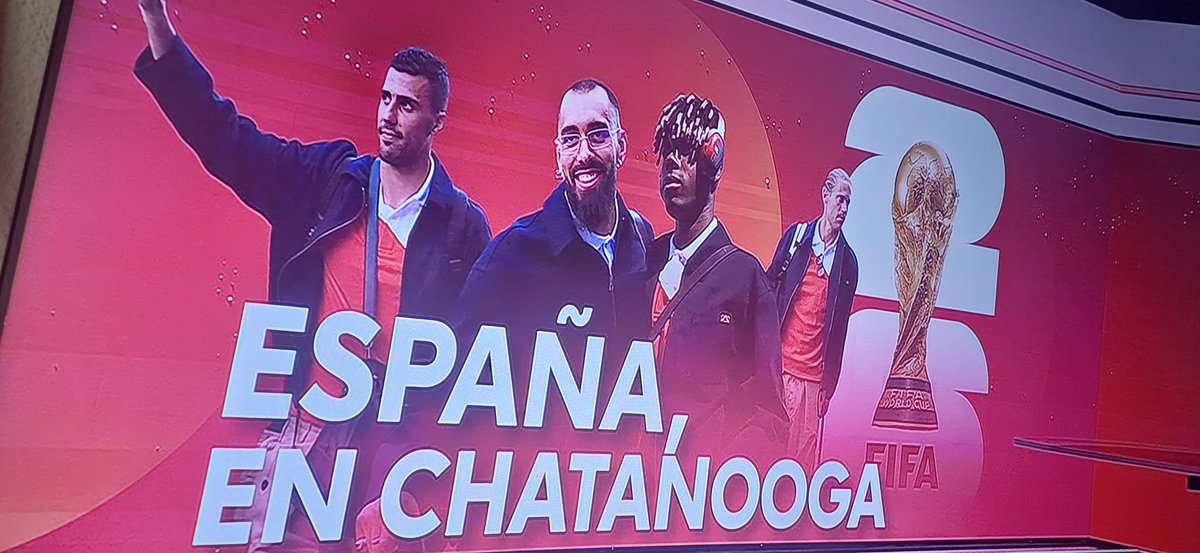 MarkPepper_'s tweet photo. España en Chatanooga https://t.co/rcMbKwYjJP
