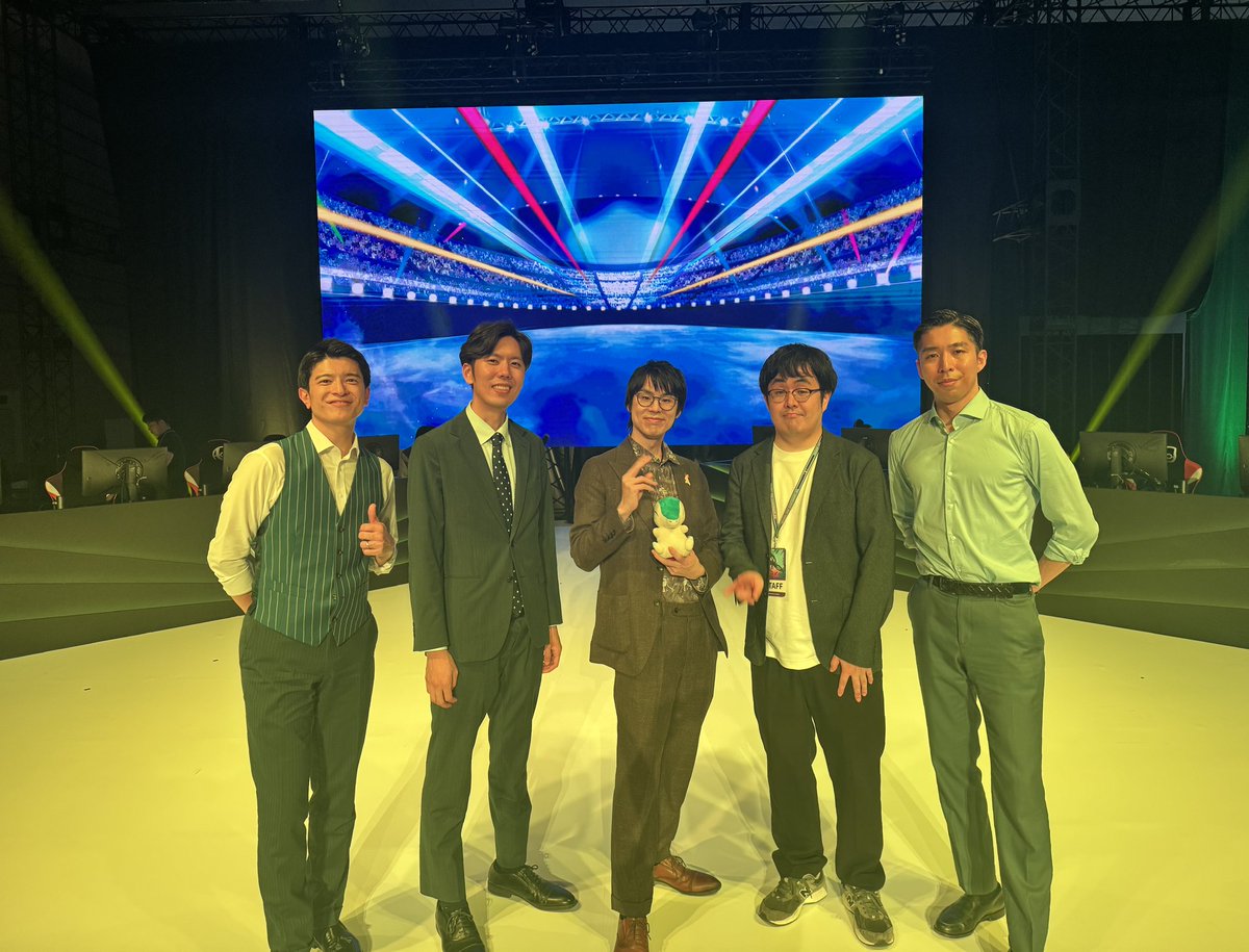 StanSmith_jp's tweet photo. ポケモンユナイト部門のMCを担当いたしました。
会場で観戦しに来てくださった方々、沢山反応して盛り上げてくださりありがとうございました！
最高のグランドファイナルを更新し続けていく選手達の姿に感動しました。
WCSも応援してます🎉
#PJCS2026 #ポケモンユナイト https://t.co/LFSZG9DD7m