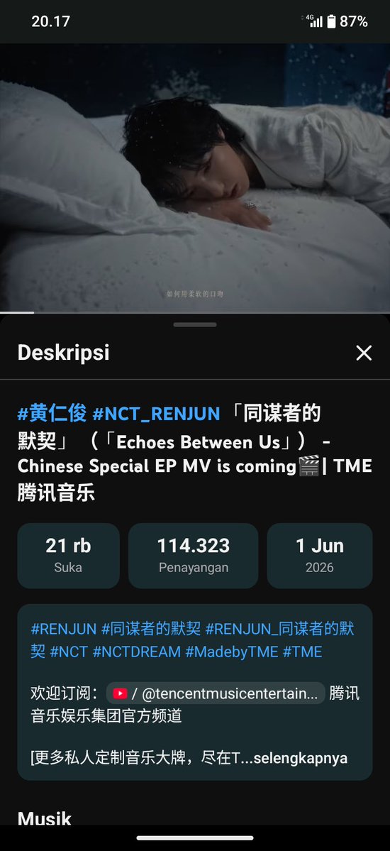 YellowMissionRJ's tweet photo. 🎬 RENCHINS STREAMING PARTY 🎬

Let's support #RENJUN's MV and help us reach 150K views🤩

🔗 : https://t.co/oyms91mi9b… 
👥 Izin Tag : @httpxhcrj @dahketauanlagi @floraabluee3 @binnjunn @halychonblue30 @uhuyy0811 

Renchins, let’s keep the streaming party chain unbroken💛 

#RENJUN_同谋者的默契