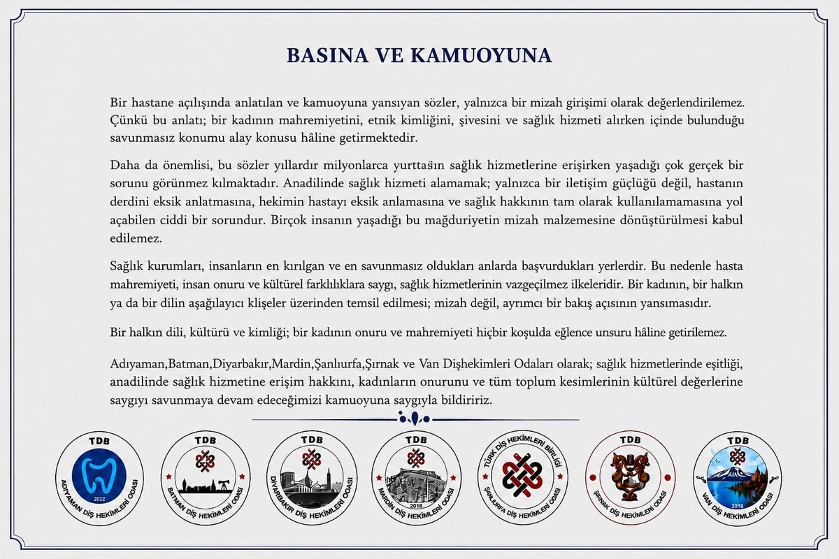 DiyarDHO_'s tweet photo. Em, Odeyên Bijîşkên Diranan ên Amed, Êlih, Mêrdîn, Riha, Semsûr, Şirnex û Wanê, soza parastina wekheviya mafên tenduristiyê, rûmeta jinan û çanda civakê didin. https://t.co/n8DGPIs0wT