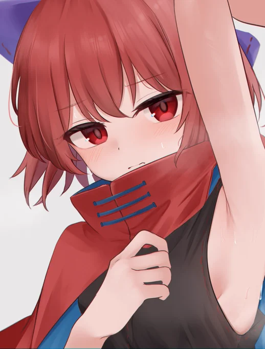 暑いのでノースリーブってことでね… #6月6日は赤蛮奇の日