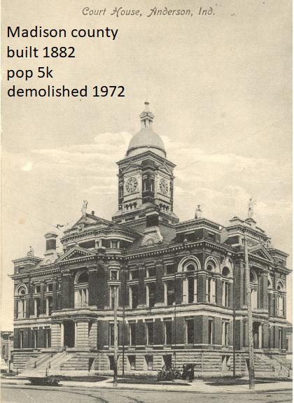 oldworldex's tweet photo. Indiana county courthouses.  Doesn't matter the state, the operation remained the same. https://t.co/YF04ROeH47