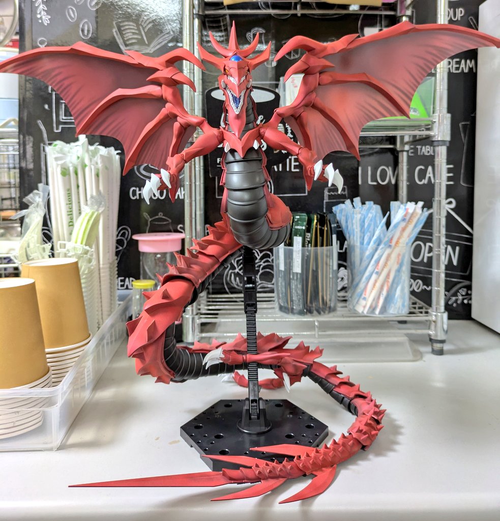S3J2ET's tweet photo. これが俺の切り札…

オシリスの天空竜！！（´◉◞౪◟◉)
ベルベットの赤使って作りましたヽ(*^∇^*)ﾉ

そして遂に…

三幻神降臨！！（´◉◞౪◟◉)

#イーバ蒲郡 https://t.co/2yIF6QB0uE