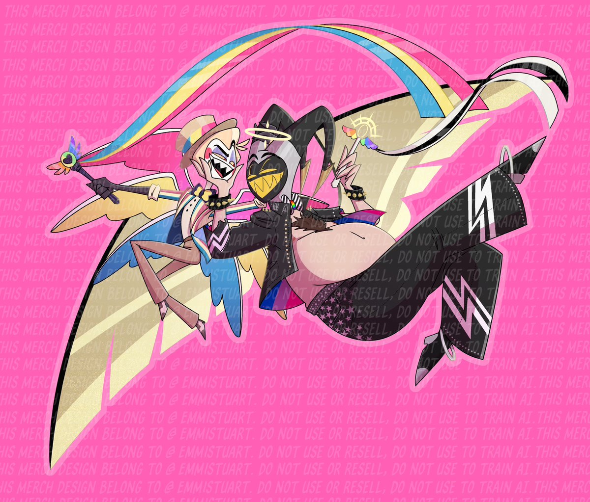 Adamsapple Pride standees Will be on my ACGgoods store soon so