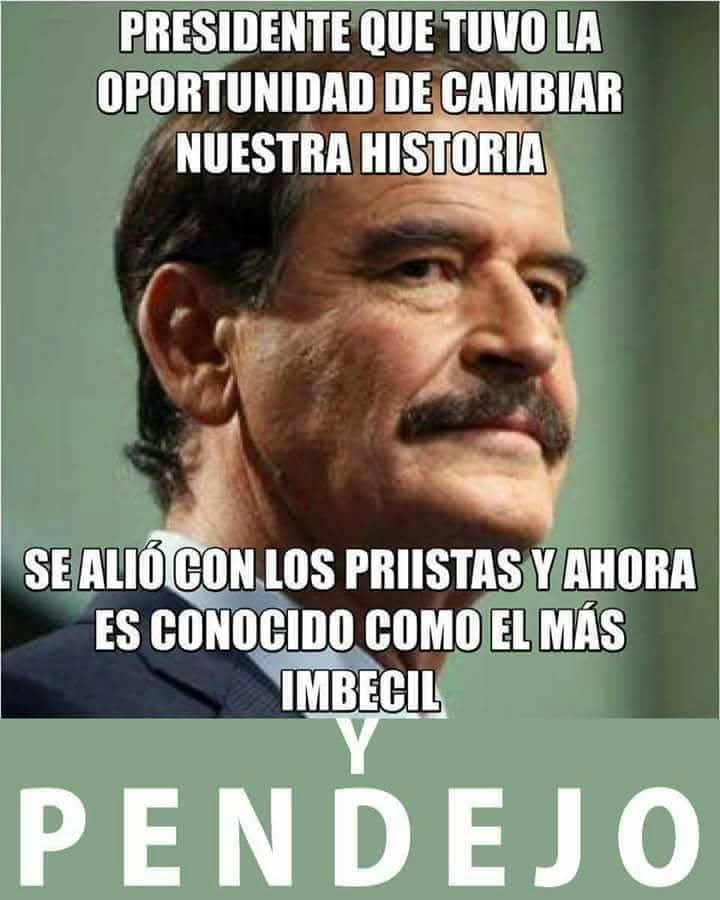 AliciaJ86958882's tweet photo. En realidad la chachalaca @VicenteFoxQue solo quería pasarla bien en los pinos con sus entrenados y la bruja, vivir a todo lujo y robar, robar y robar. https://t.co/VaHRPXYJnL