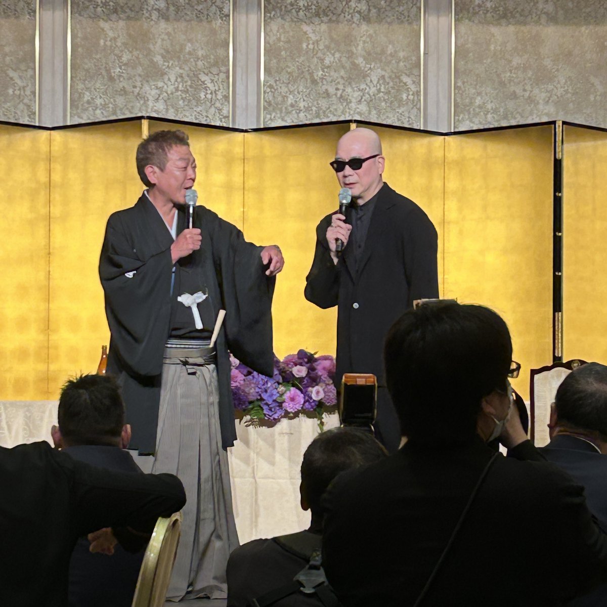 okiteporsche's tweet photo. 玉袋筋太郎芸能生活40周年を祝う会、「第二回は今年の秋ぐらいにやろうと思っています（玉さん本人談）」 https://t.co/D6ZMw4KA6i