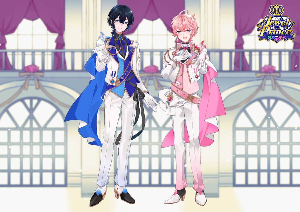 J_Pri_info's tweet photo. ───── ˖ ⋆⊹ ᧔💎᧓ ⊹⋆ ˖ ─────

/／
📢ビジュアル公開💙🩷
\＼

最高に王子様💙🩷な衣装になってもらいました💎👑✨

ロメオ／愛瑠＆希(CV.秋月勇人・出雲颯人)

🎥 fullはこちらから♪
https://t.co/9OwUBhmxBT

#ロメオ
#Jプリ歌ってみた企画
#歌ってみた https://t.co/rAWHyrswOY