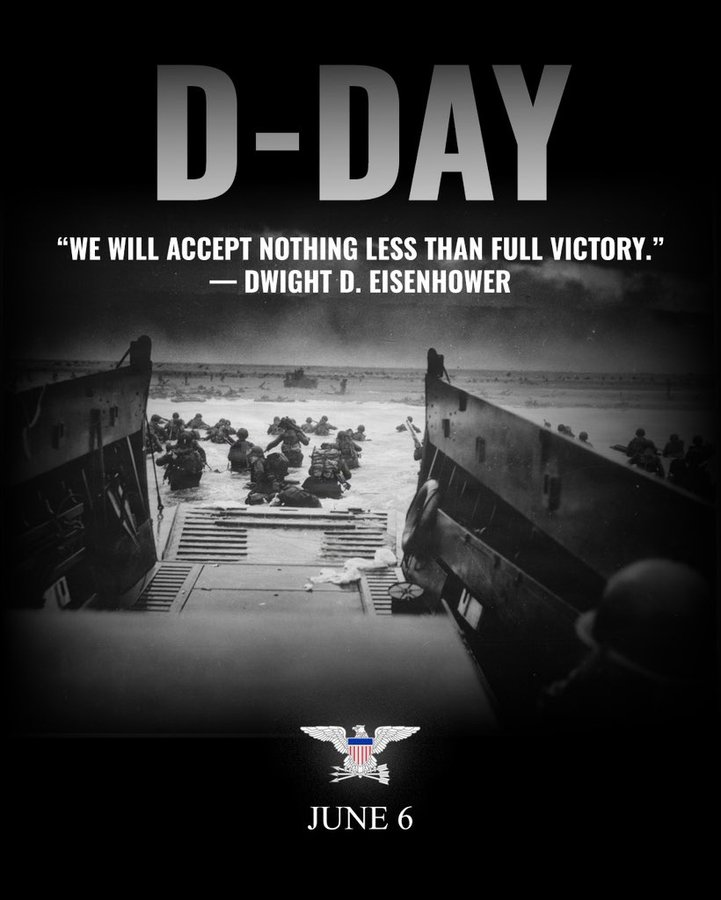 Anna1258656's tweet photo. Eighty-two years ago today, freedom stood on the edge of extinction, and Allied forces stormed into hell to help save the world.  We will never forget the courage, the sacrifice, and the blood spilled on that fateful day. https://t.co/8bGysRd6x4