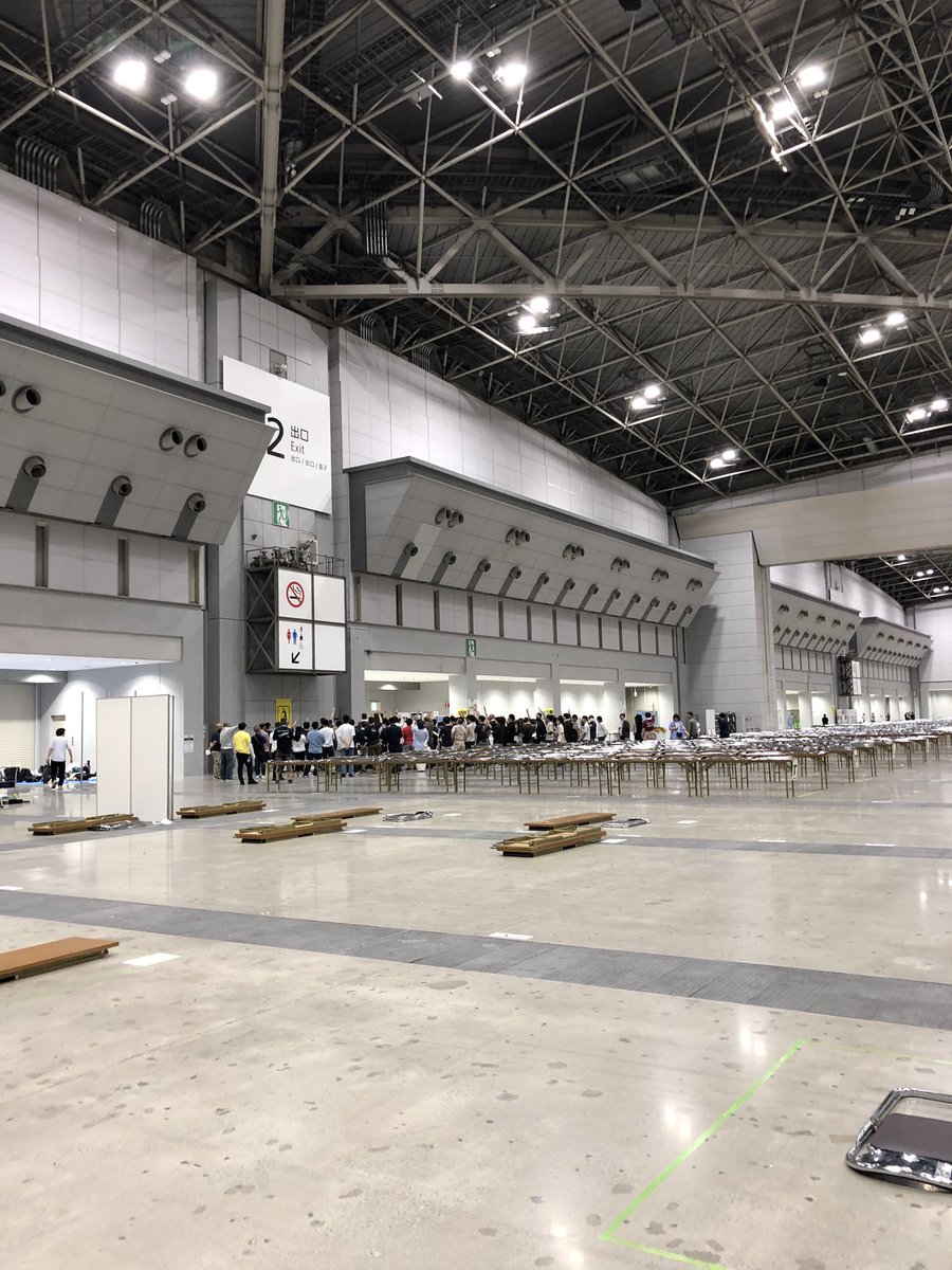 COMITIAofficial's tweet photo. #COMITIA156 の前日設営が終了しました

180名超の設営協力者の皆さんにご参加いただきました。ありがとうございました！

明日6/7（日）は「COMITIA156」開催当日です

★COMITIA156開催情報
https://t.co/wfdry0dycf

たくさんのご来場を心よりお待ちしております(A) https://t.co/oz3rXEWeU0