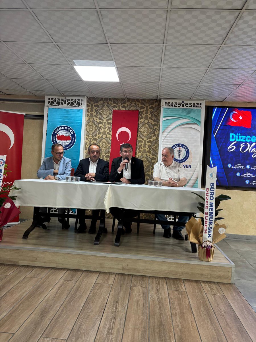 sagliksen's tweet photo. Sağlık-Sen Düzce Şubesi’nin 6. Olağan Genel Kurulu’nda, mevcut şube başkanı Cihan Özal güven tazeledi. 

Genel Kurula, Genel Başkan Yardımcısı Abdullah Duman katıldı. 

⤵️
https://t.co/IhrDk96CuQ https://t.co/pTqBPHMoSM