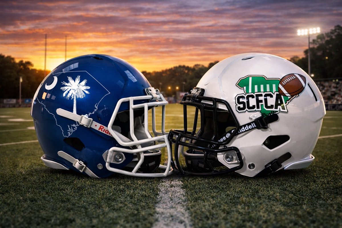 SCFCA1's tweet photo. A huge THANK YOU to all of the coaches from this year’s North/South All-Star game and Shrine Bowl staffs who came out and supported the SCFCA Golf Tournament! Also thanks to those that couldn’t play but sponsored a hole. The proceeds from the tournament go directly toward the purchase of All-Star game and Hall of Fame rings, ensuring that the outstanding coaches who have earned these honors receive the recognition they deserve.

We are grateful for your commitment to the SCFCA and for giving back to the profession. Thank you for helping us continue to celebrate excellence and preserve the traditions of South Carolina high school football. @coachfarmer71