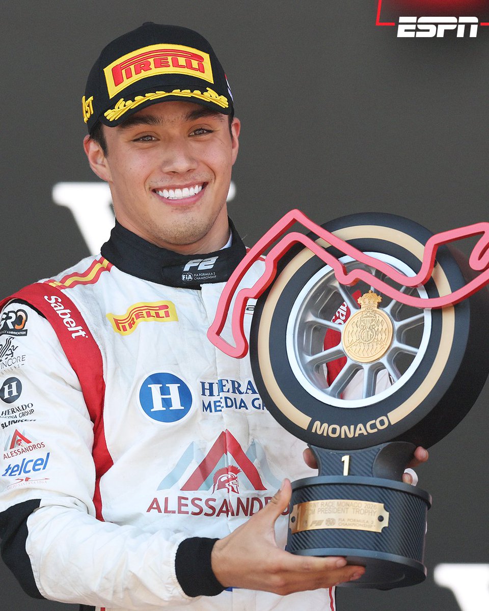 ESPNmx's tweet photo. ¡UN TRIUNFO PARA LA HISTORIA! 🤩 🇲🇽 

1,469 días después el Himno Nacional Mexicano vuelve a sonar en Mónaco 👏

Noel León conquistó la Sprint de F2 https://t.co/pYnNV0B8tM