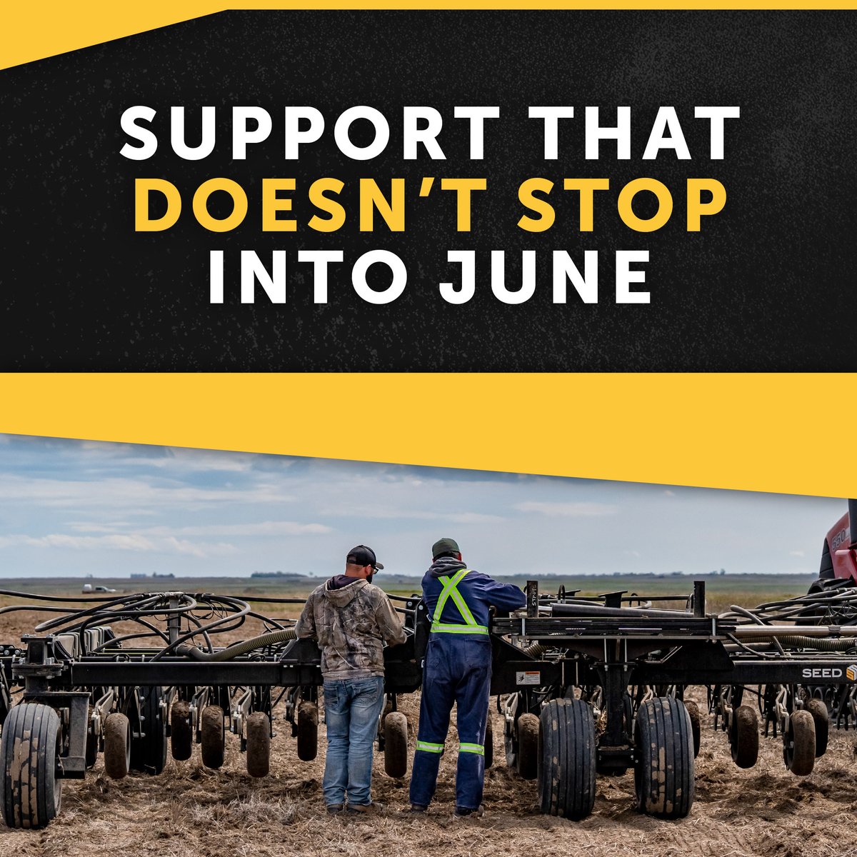 SeedMasterMfg's tweet photo. The wet Spring pushed seeding later for many growers.
That’s why SeedMaster works closely with dealers and service teams to keep farmers moving when every day counts.
#SeedMaster #CustomerSupport #AgService #Farming https://t.co/FYJbk9noJO