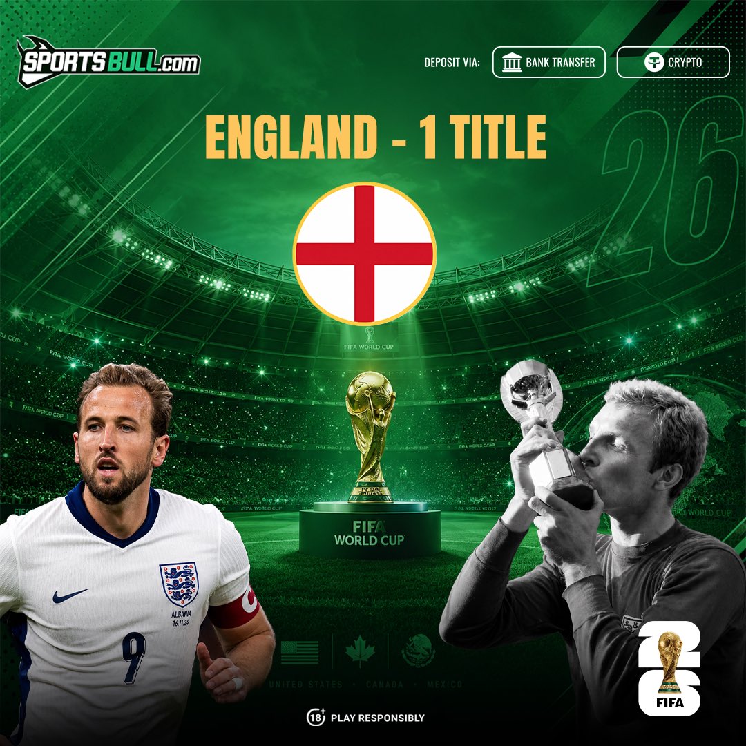SportsBull_'s tweet photo. Which team looks most likely to lift the Fifa World Cup 2026?🏆

And if it’s not one of these teams, comment your pick below!

#FifaWorldCup2026 #SportsBull #SportsTrading #PredictionMarkets https://t.co/pVsVS9qQjv