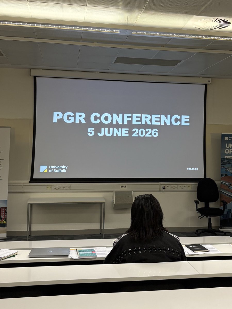 CamillaBunn's tweet photo. A fascinating Friday at the @UniofSuffolk 2026 PGR Conference 🧐✨  I presented my 3 minute thesis (3MT) and two posters illustrating the findings from both my primary and secondary studies - of which one was awarded highly commendable 🏆💛 #PhD #3MT https://t.co/oE92lfDNoC